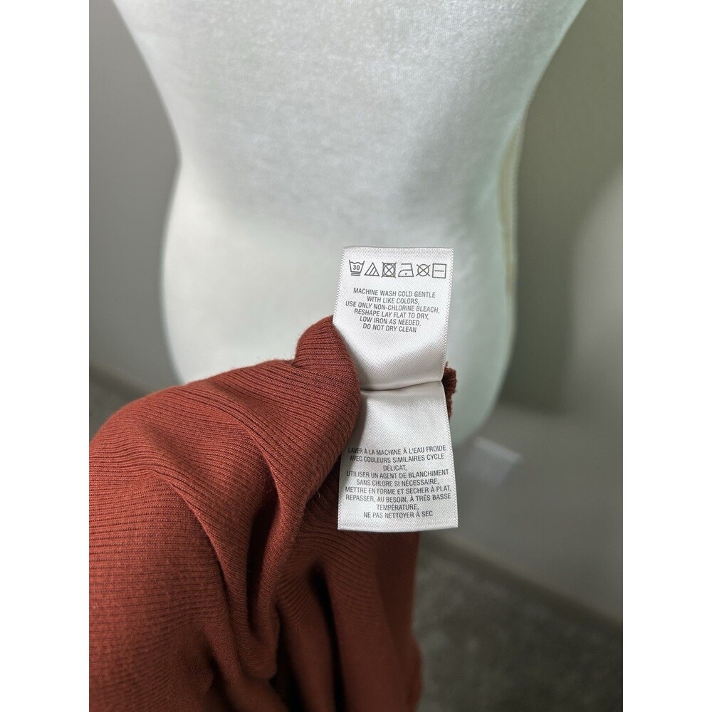 Anthropologie Postmark Womens Size Small Sleeveless Ribbed Knit Turtleneck Dress - Picture 7 of 7